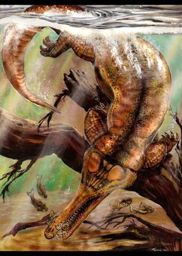 Champsosaurus
