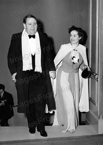 Charles Laughton and Elsa Lanchester