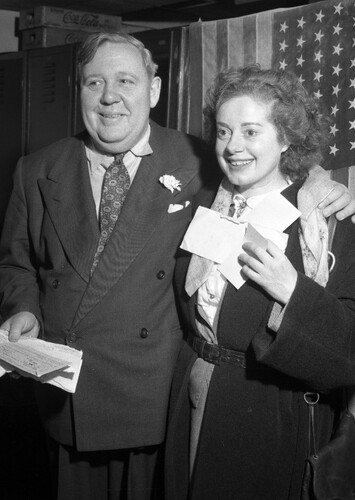 Charles Laughton and Elsa Lanchester (Group)