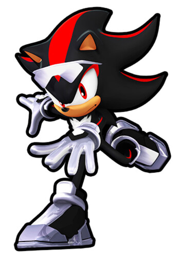 Chrome-Style Shadow the Hedgehog