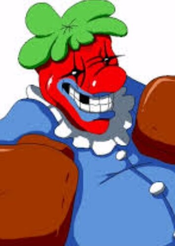 Clown Kiss (Has red skin and green hair)