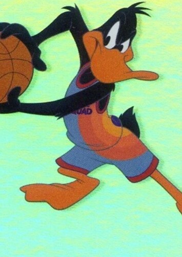 Daffy Duck is a player again instead of Coach
