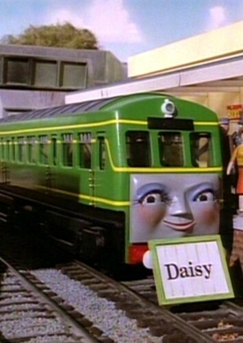 Daisy The Green Diesel Rail-Car Engin