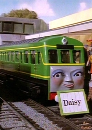Daisy The Green Diesel Rail-Car Engine