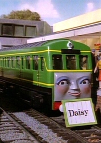 Daisy The Green Diesel Rail-Car Engine