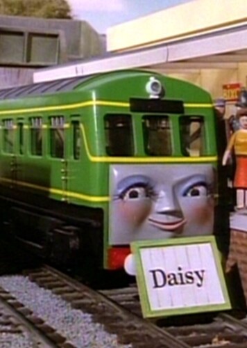 Daisy The Green Diesel Rail-Car Engine