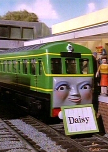 Daisy The Green Diesel Rail-Car Engine
