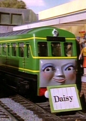 Daisy The Green Diesel Rail-Car Engine