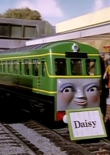 Daisy The Green Diesel Rail-Car Engine