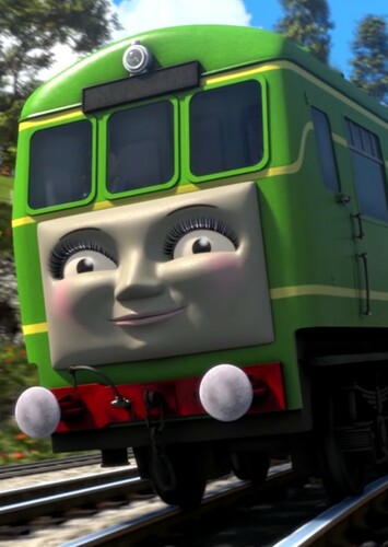 Daisy The Green Diesel Rail-Car Engine