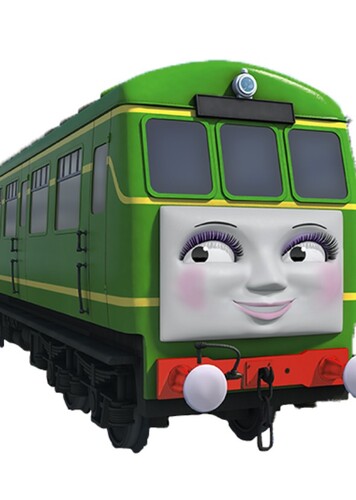 Daisy The Green Diesel Rail-Car Engine