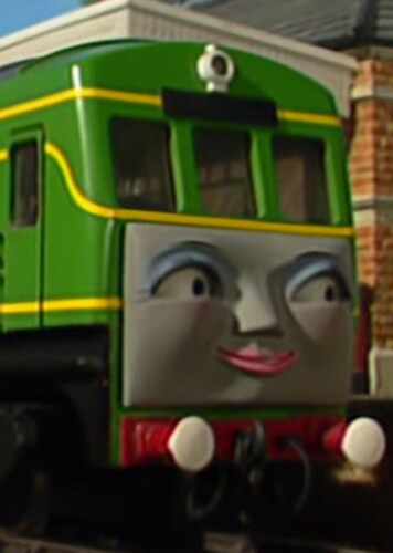 Daisy The Green Diesel Rail-Car Engine
