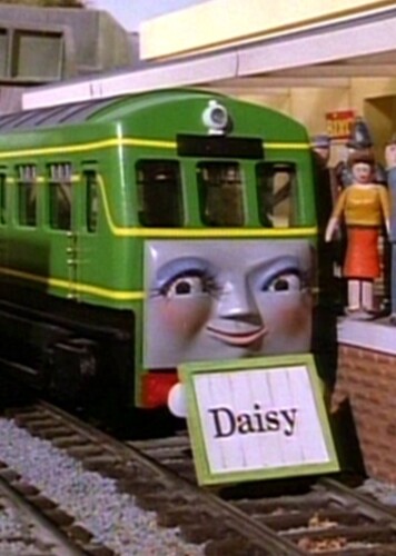 Daisy The Green Diesel Rail-Car Engine