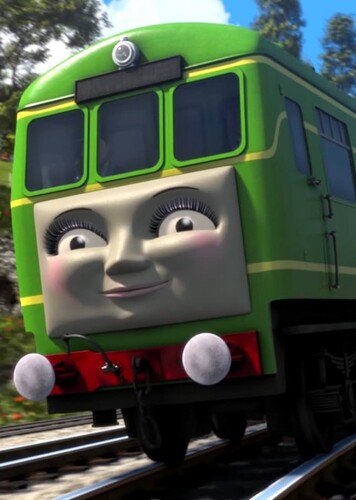 Daisy The Green Diesel Rail-Car Engine