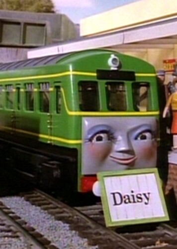 Daisy The Green Diesel Rail-Car Engine