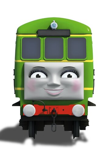 Daisy The Green Diesel Rail-Car Engine
