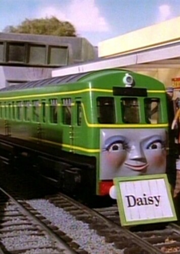 Daisy The Green Diesel Rail-Car Engine