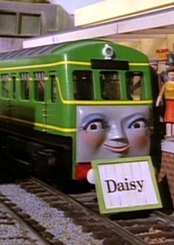 Daisy The Green Diesel Rail-Car Engine