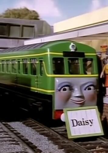 Daisy The Green Diesel Rail-Car Engine