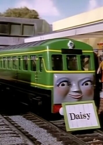 Daisy The Green Diesel Rail-Car Engine