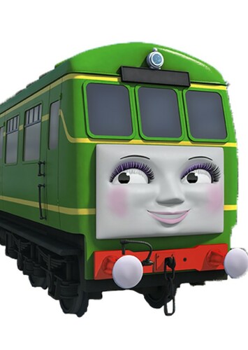 Daisy The Green Diesel Rail-Car Engine