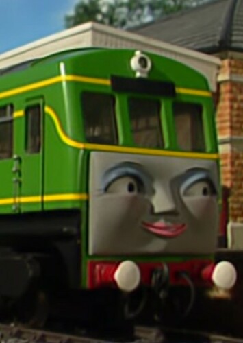 Daisy The Green Diesel Rail-Car Engine
