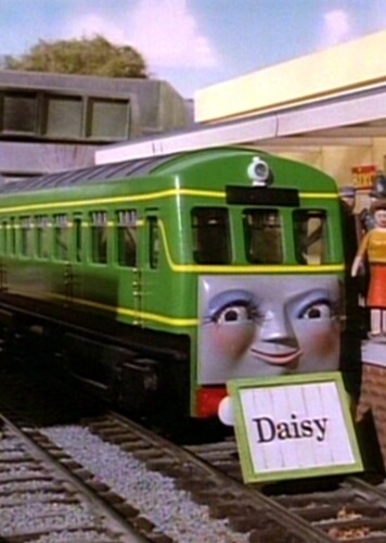 Daisy The Green Diesel Rail-Car Engine