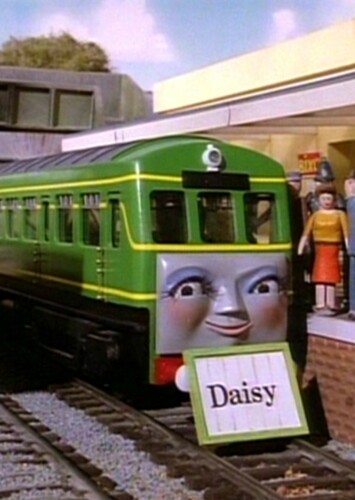 Daisy The Green Diesel Rail-Car Engine