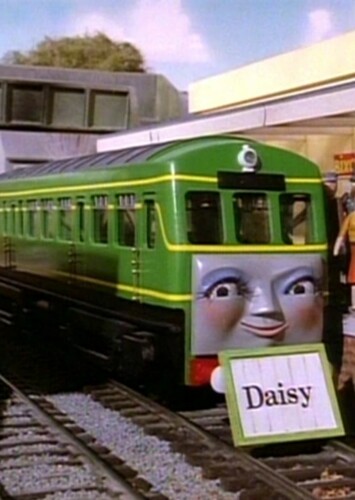 Daisy The Green Diesel Rail-Car Engine