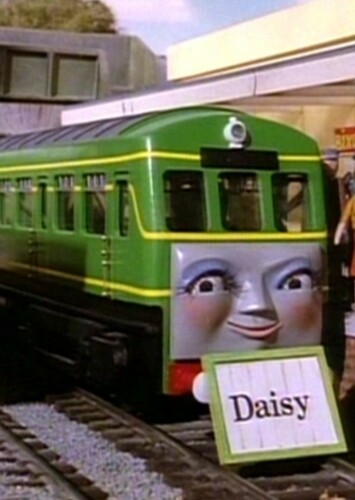 Daisy The Green Diesel Rail-Car Engine