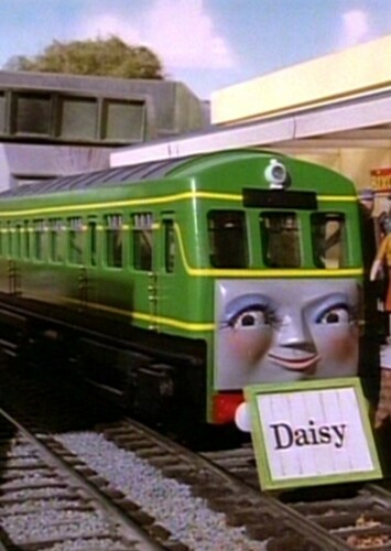 Daisy The Green Diesel Rail-Car Engine