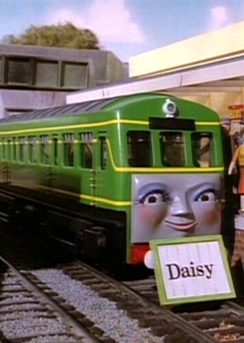 Daisy The Green Diesel Rail-Car Engine
