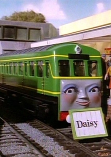 Daisy The Green Diesel Rail-Car Engine