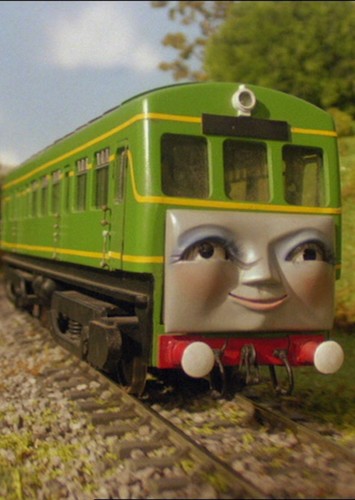 Daisy The Green Diesel Rail-Car Engine
