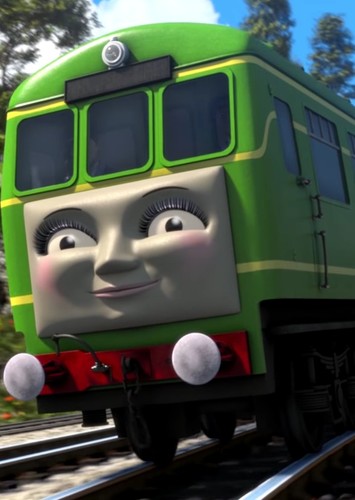 Daisy The Green Diesel Rail-Car Engine