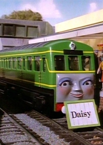 Daisy The Green Diesel Rail-Car Engine