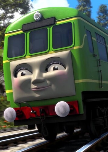 Daisy the Green Diesel-Railcar Engine