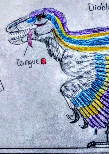 Diabla The Evil Female Dakotaraptor