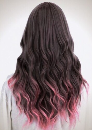 Dip-Dyed Hair