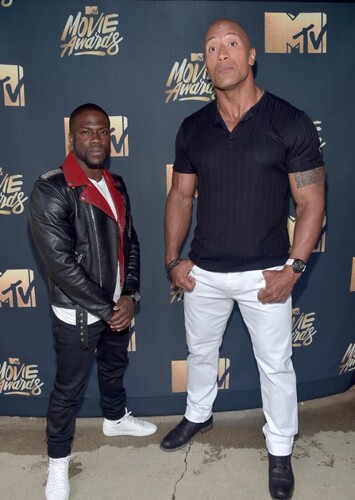 Dwayne Johnson and Kevin Hart