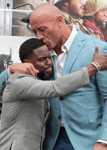 Dwayne Johnson and Kevin Hart