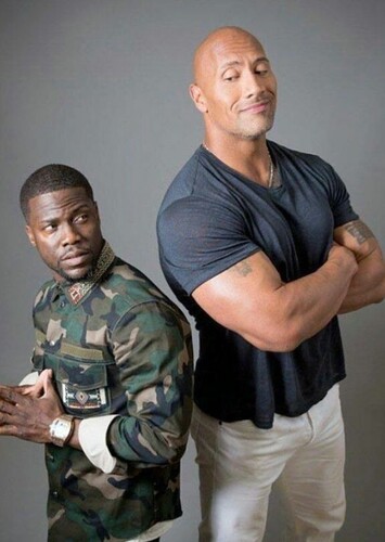 Dwayne Johnson and Kevin Hart