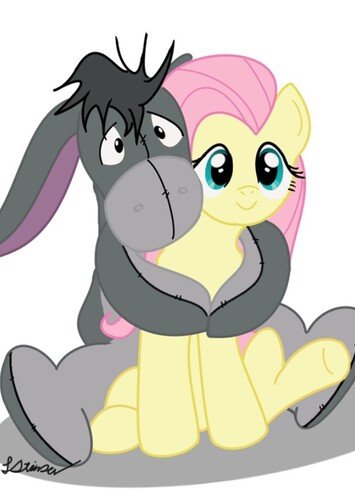 Eeyore and Fluttershy