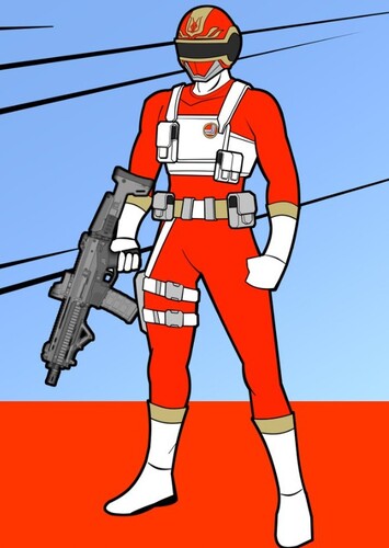 Evan The Red Blitz Ranger
