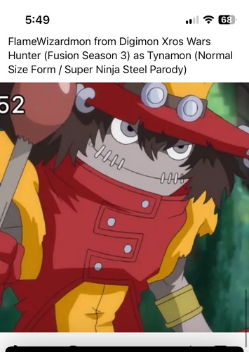 Flame wizardmon