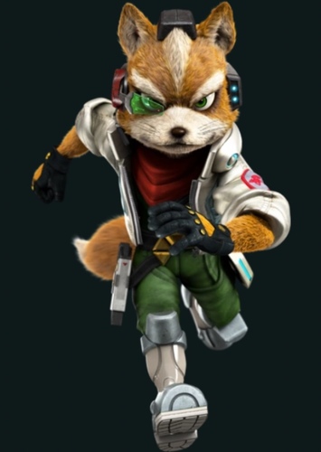 Fox McCloud in Super Smash Bros