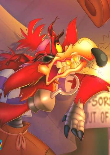 Foxy the Pirate Fox in Don Bluth's Five Nights at Freddy's (1990's)