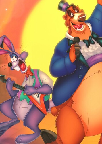 Freddy Fazbear and Bonnie the Bunny