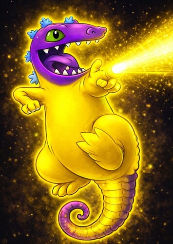 Godzila litgh star