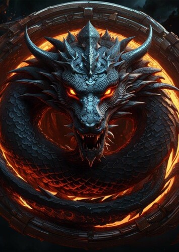 Gonecadon The World Dragon